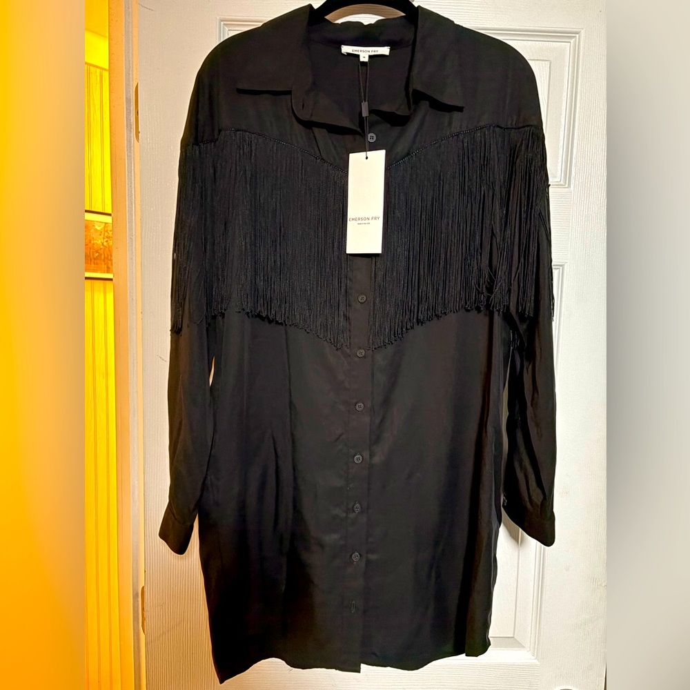 Emerson Fry western fringe dress